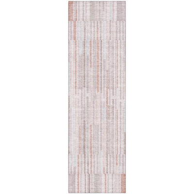 Premium Machine Washable Mayfield AMF2102 Striped Rug