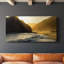 Coucher de soleil à Big Sur - Toile tendue avec châssis - Prêt à accrocher-1311473861