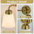 2 Light Bathroom Vanity Light Dimmable With Milk Glass Shades Over Mirror-1544001000-1544001001