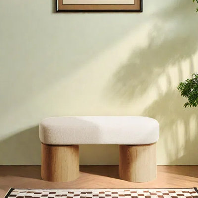 Simple bench shoe-changing bench clothing store by Hokku Designs