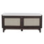 Banc d'entrée en rotin avec rangement Boho-1967951089