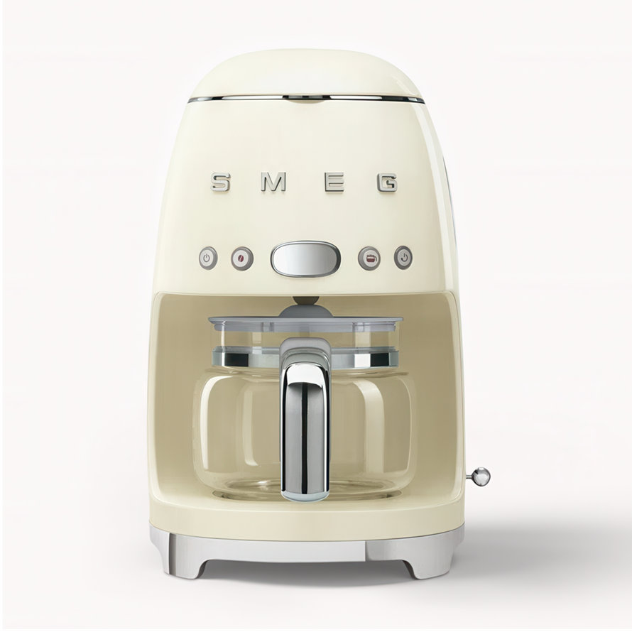 Red SMEG coffee maker