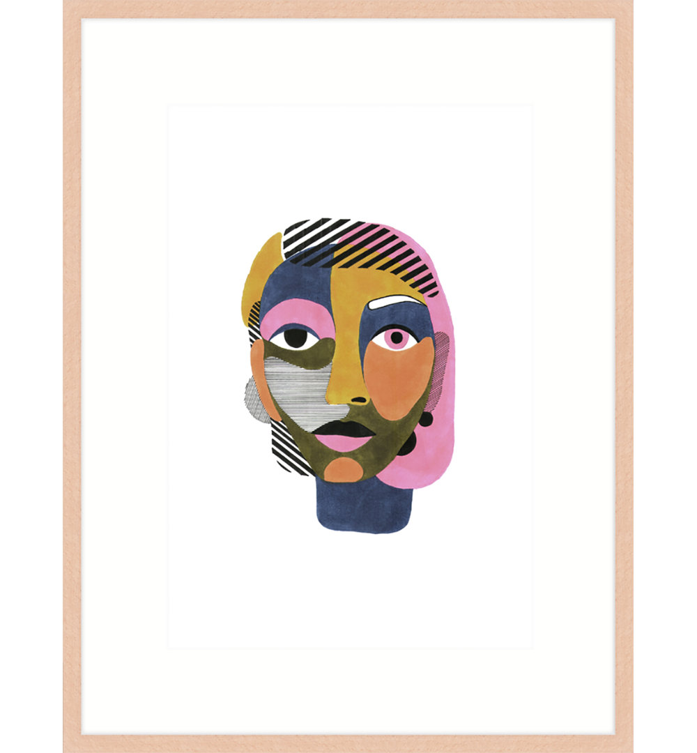 Abstract - Picture Frame Graphic Art Print on Paper
