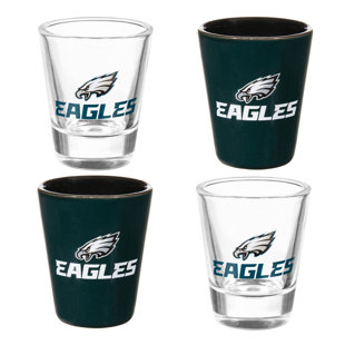 GREAT AMERICAN Philadelphia Eagles 34-fl oz Glass Team Color Beer Mug Set  of: 1 in the Drinkware department at