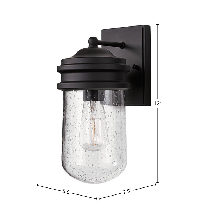 Plafonnier encastré d'extérieur l 5,5 po Cape Black