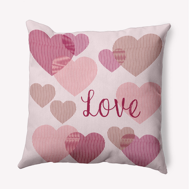 Reversible Throw Pillow, 26"H x 26"W, Square