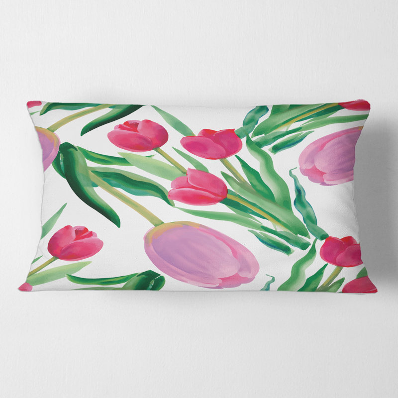 Floral Throw Pillow