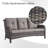 Schutt 72.44'' Wide Straight Patio Sofa with Cushions-519573932-519573933