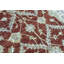 Hand-Knotted High-Quality Red and Ivory Runner