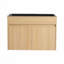 Meuble-lavabo mural 28 po avec lavabo en acier inoxydable et tuyau de drainage flexible