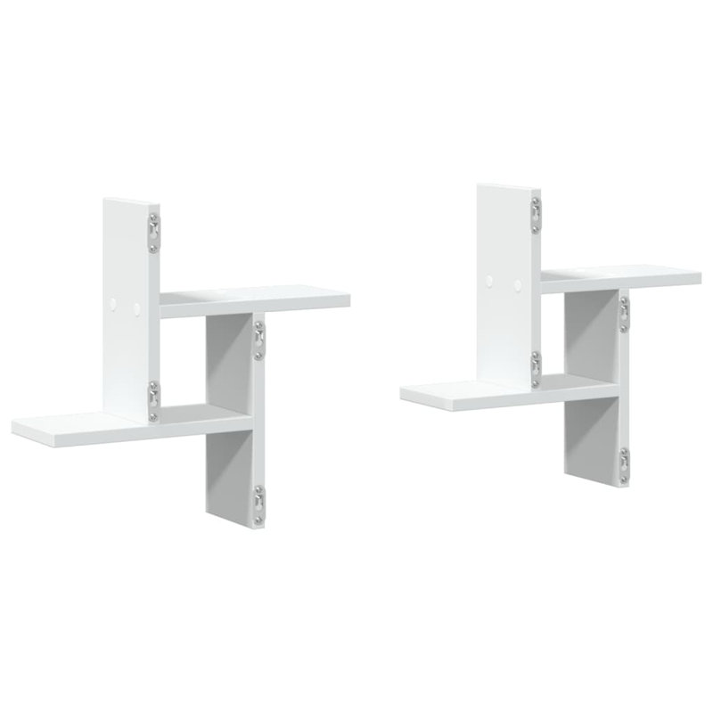 Rocchi Floating Shelf, 38cm H x 38cm W x 12cm, White