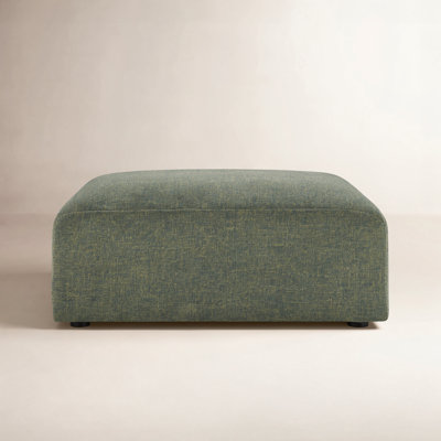 Morell 35.4" Square Upholstered Ottoman