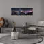 Milky Way Glacier Peaks 1 Piece Wrapped Canvas Panoramic Wall Art-589846990