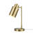 15" Brass Metal Desk Lamp