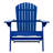Malibu Adirondack Chair with Ergonomic Design for Ultimate Comfort and Durable Outdoor Use, Perfect for Relaxing on the Patio or Deck.-2047497687