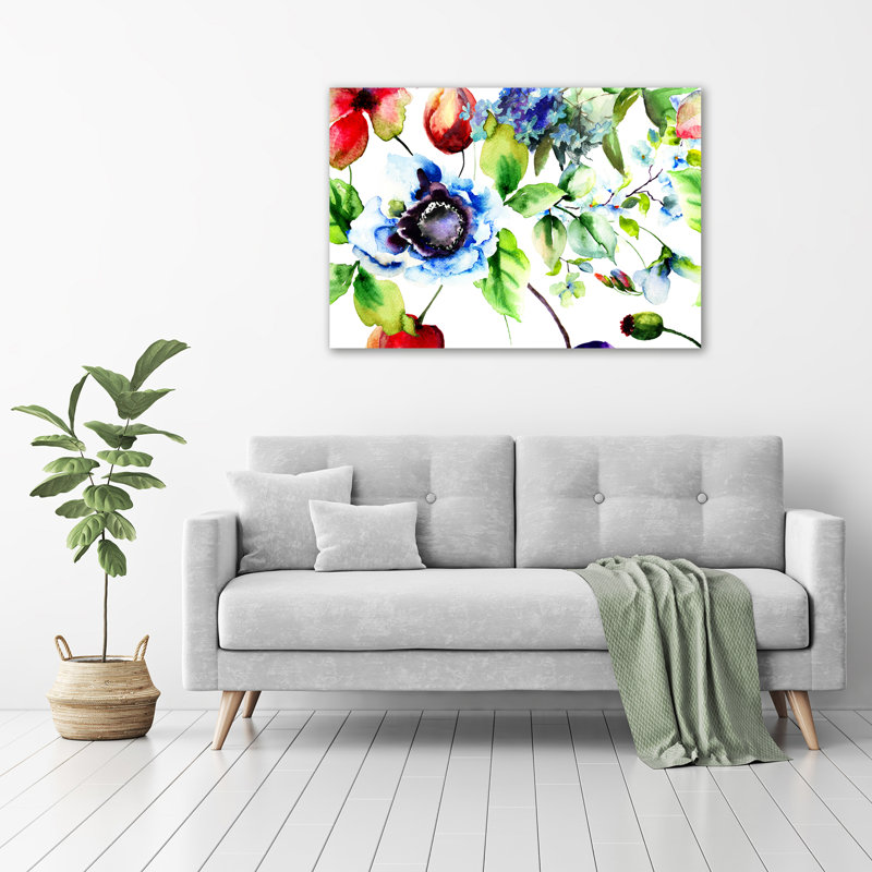 Spring Flowers - Wrapped Canvas Print