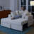 Naykin 2-Person Faux Fur Sofa Bed with Removable Cushion Cover-1017162312-1034732970