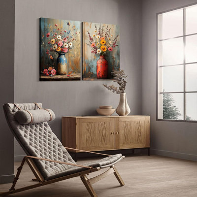 2 Piece Wrapped Canvas Print
