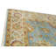 Tapis bleu clair et ivoire noué à la main de haute qualité