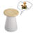 Round Concrete Outdoor Side Table