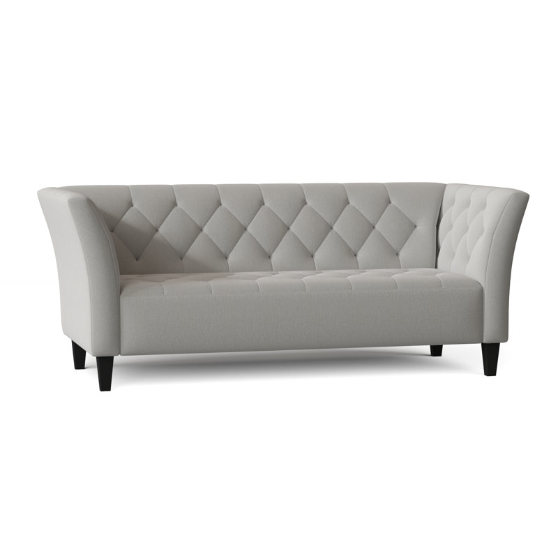 Carruth Upholstered 76'' Sofa, Gypsy Vapor Performance Microfiber