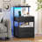 3 Drawers Nightstand-857536897