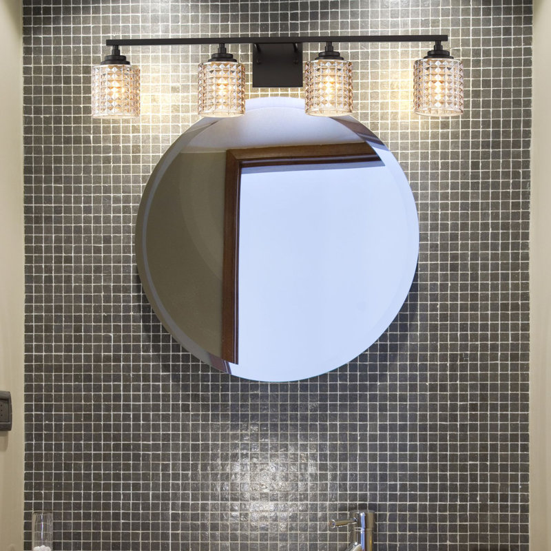 Barnhart 4 - Light Dimmable Vanity Light, Matte Black