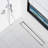 28 In. Stainless Steel Linear Shower Drain With Tile-In Pattern Surface-122260886
