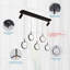 Luminaire suspendu à DEL à intensité variable de 40 W avec projecteurs Luminaire suspendu à DEL réglable à 5 anneaux pour lustre, îlot de cuisine