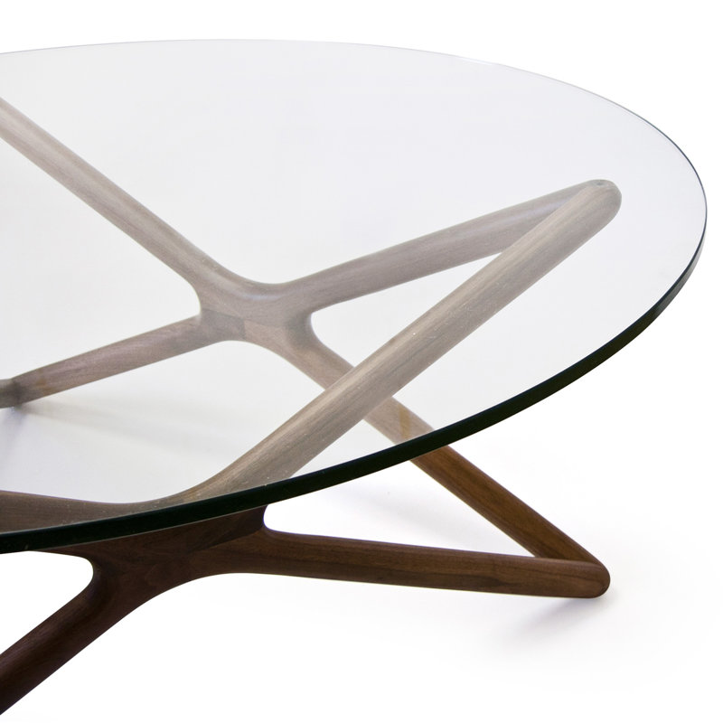 Table basse Lark, Noyer