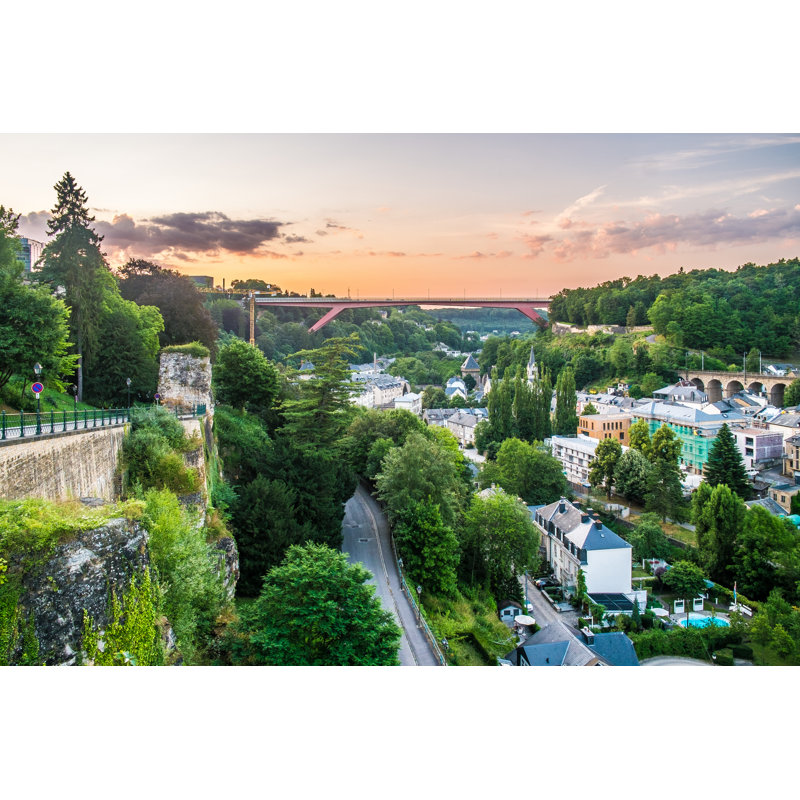 Luxembourg by Sabinoparente - Wrapped Canvas Print, 30cm H x 46cm W