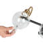 Yedidalga Dimmable Globe Vanity Light with Clear Glass Shade-1390905580