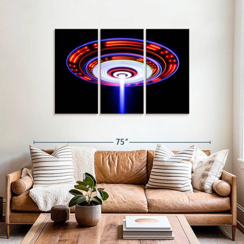 Kelan UFO Lights, 36" H x 57" W