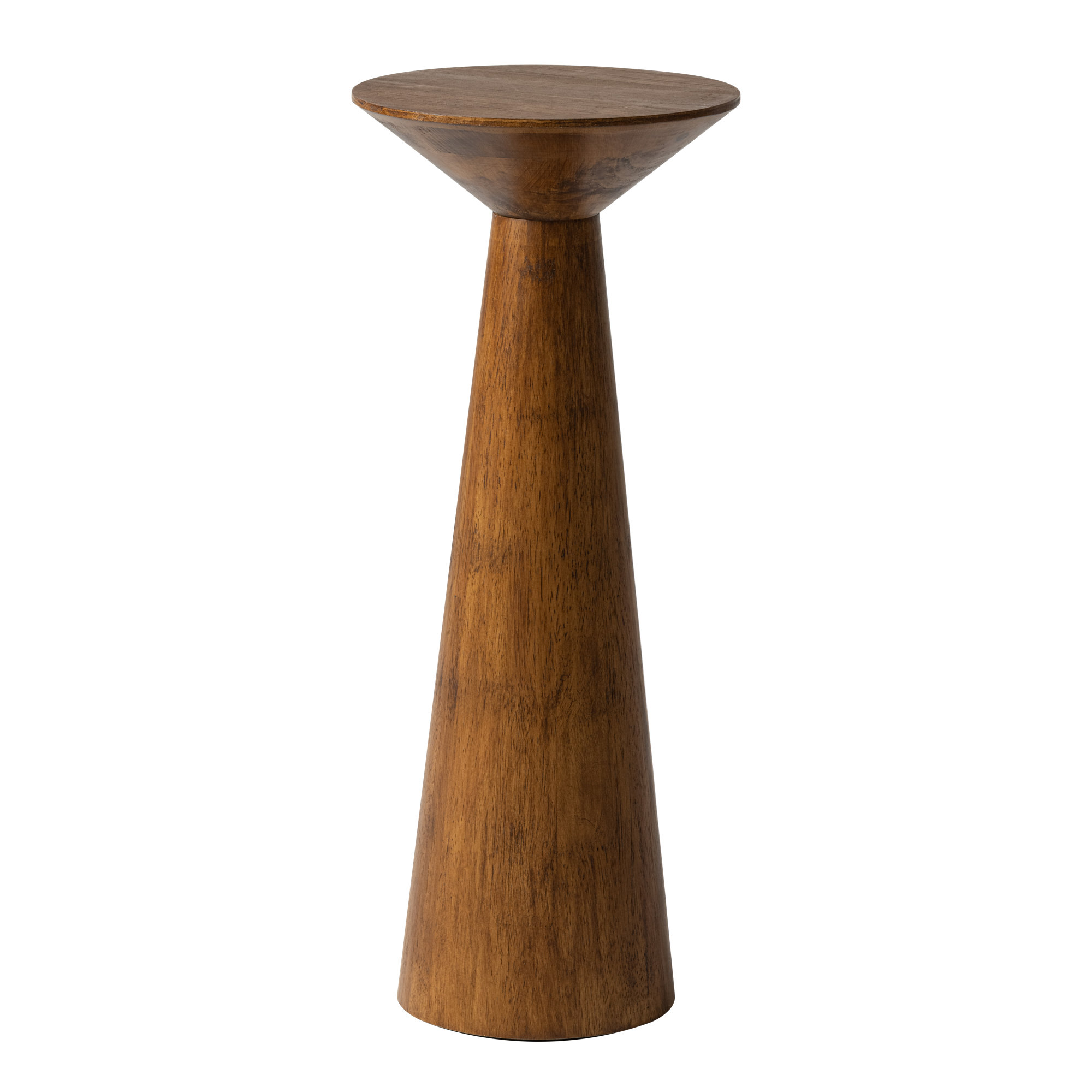 Bozovich Solid Wood End Table, 22.83" H x 9.84" W x 9.84" D, Brown