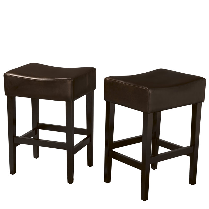 Tabouret de comptoir de 26,75 po Lorraine, Brun