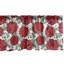 Cantonnière Ambesonne Dahlia lot de 2 rubis style champêtre vert foncé blanc foncé-100714922