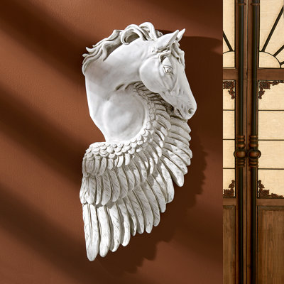 Sculpture murale cheval Pégase