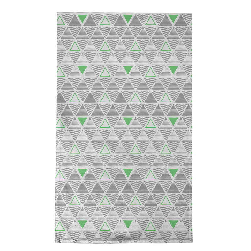 Jordao Tea Towel Kitchen Towel, Gray/Green, Poly Twill