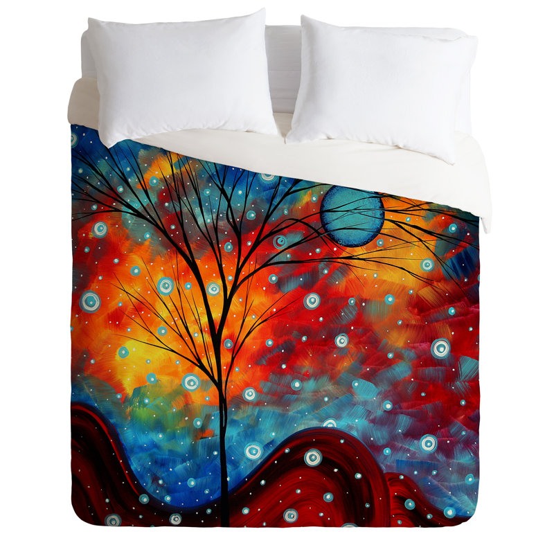 Madart Inc Floral Duvet Cover