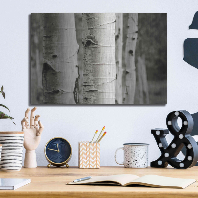 "Aspens III" par Debra Van Swearingen, H 12 po x l 16 po