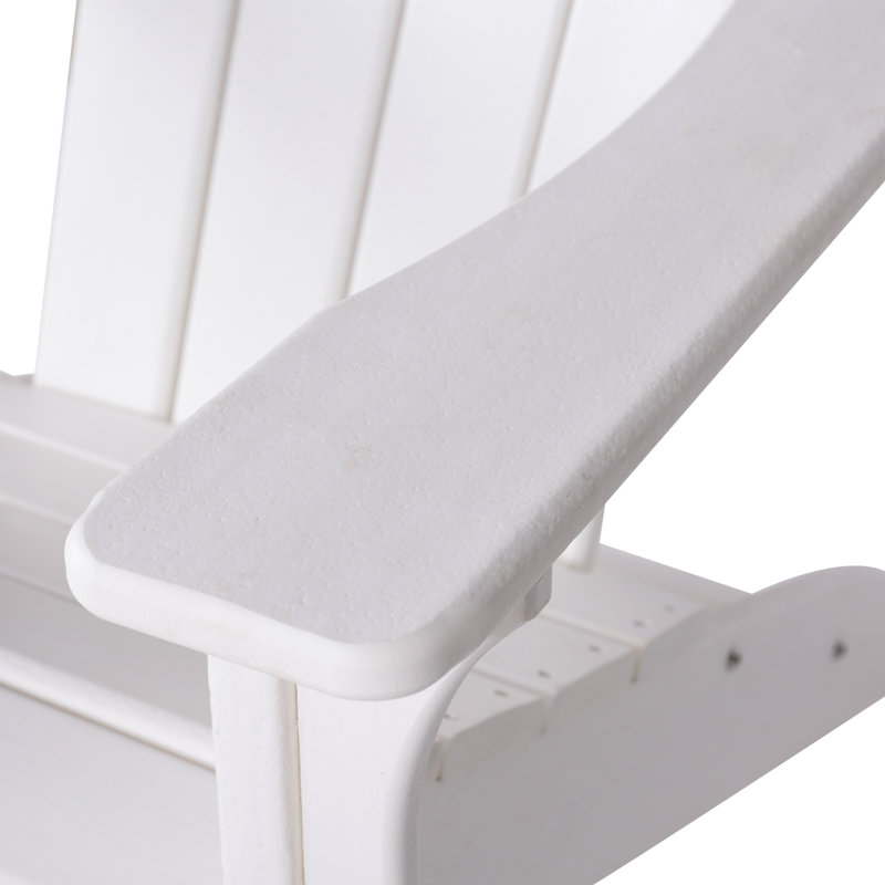 Aziel Outdoor Adirondack Chair, White