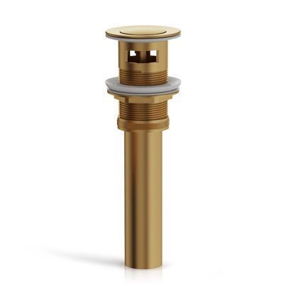 Pop-Up Bathroom Sink Drain with Overflow