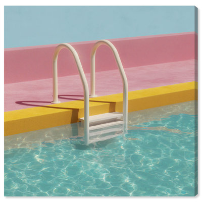Poolside Symmetry I Print by Oliver Gal
