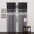 Night Sky Semi Sheer Single Curtain Panel-337302105-337302107