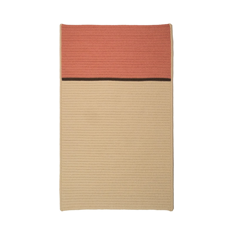 Tapis intérieur / extérieur rectangulaire en polypropylène tressé à la machine Jocelynmarie, Rectangle 8 pi x 11 pi