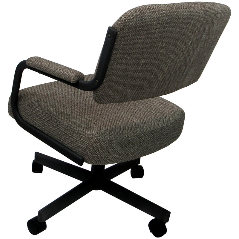 Chaises de bureau Holle, Cacao Plumley, Noir