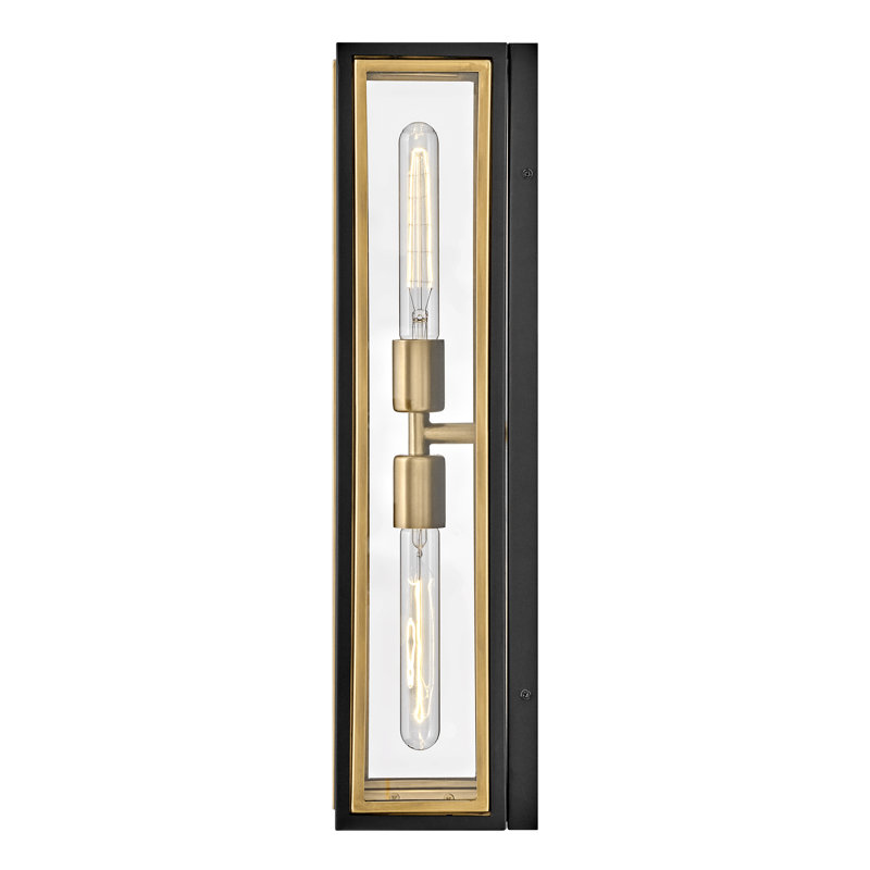 Shaw Steel Metal Flush Mounted Sconce