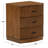 Dorchester 3 Drawer Reeded Nightstand-1525811237