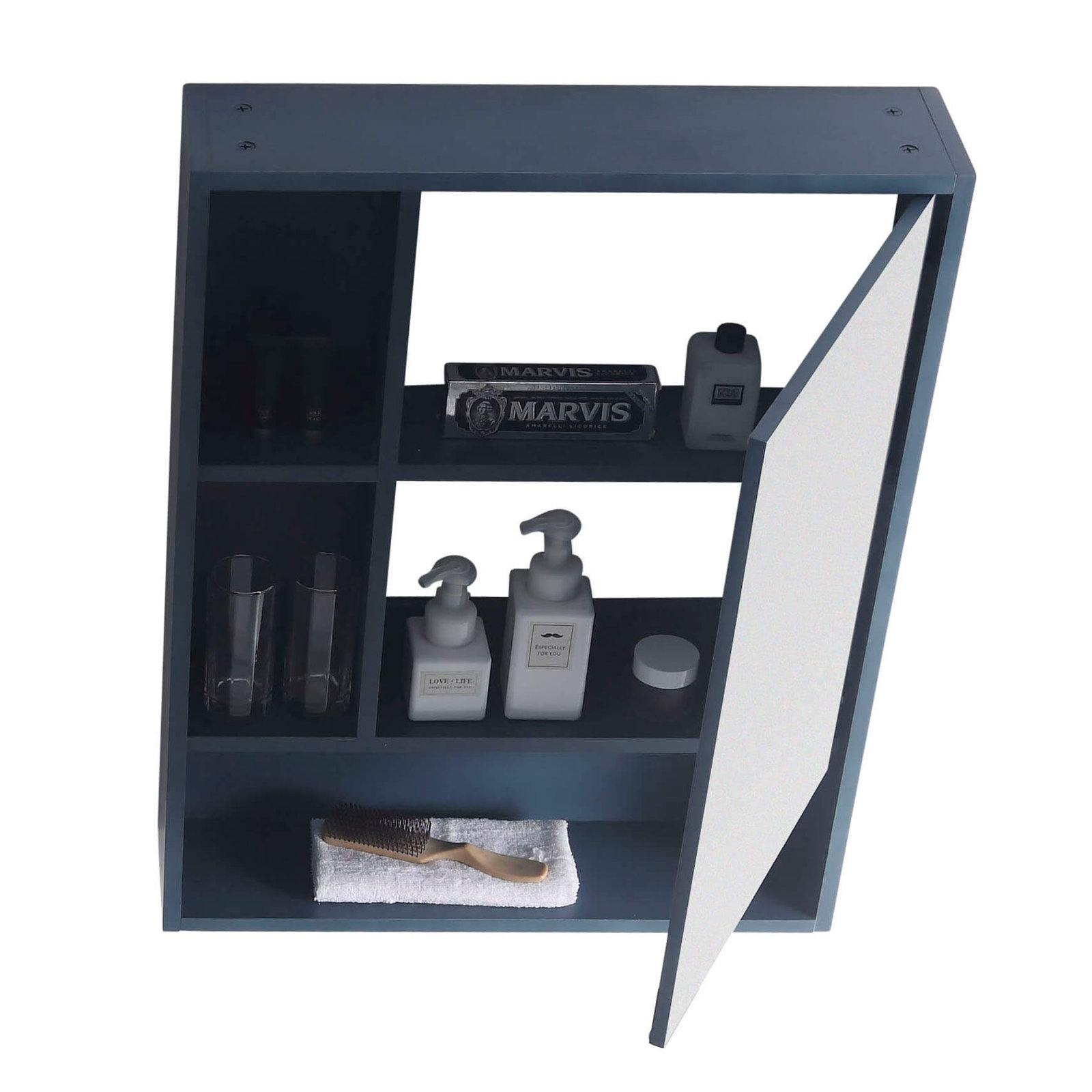 Jensen Surface Medicine Cabinet, Right, Blue