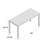Rockett Metal Base Writing Desk-2112299221-2023128091